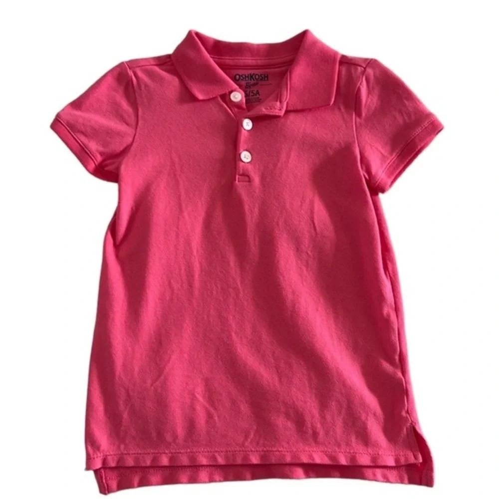 OshKosh B’gosh pink collared shirt. Size 5. NWOT.